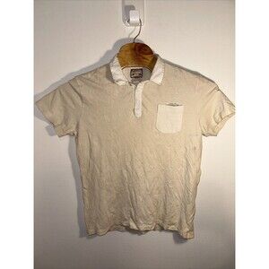 Diesel Short Sleeve Polo Slim Fit XL White Stains